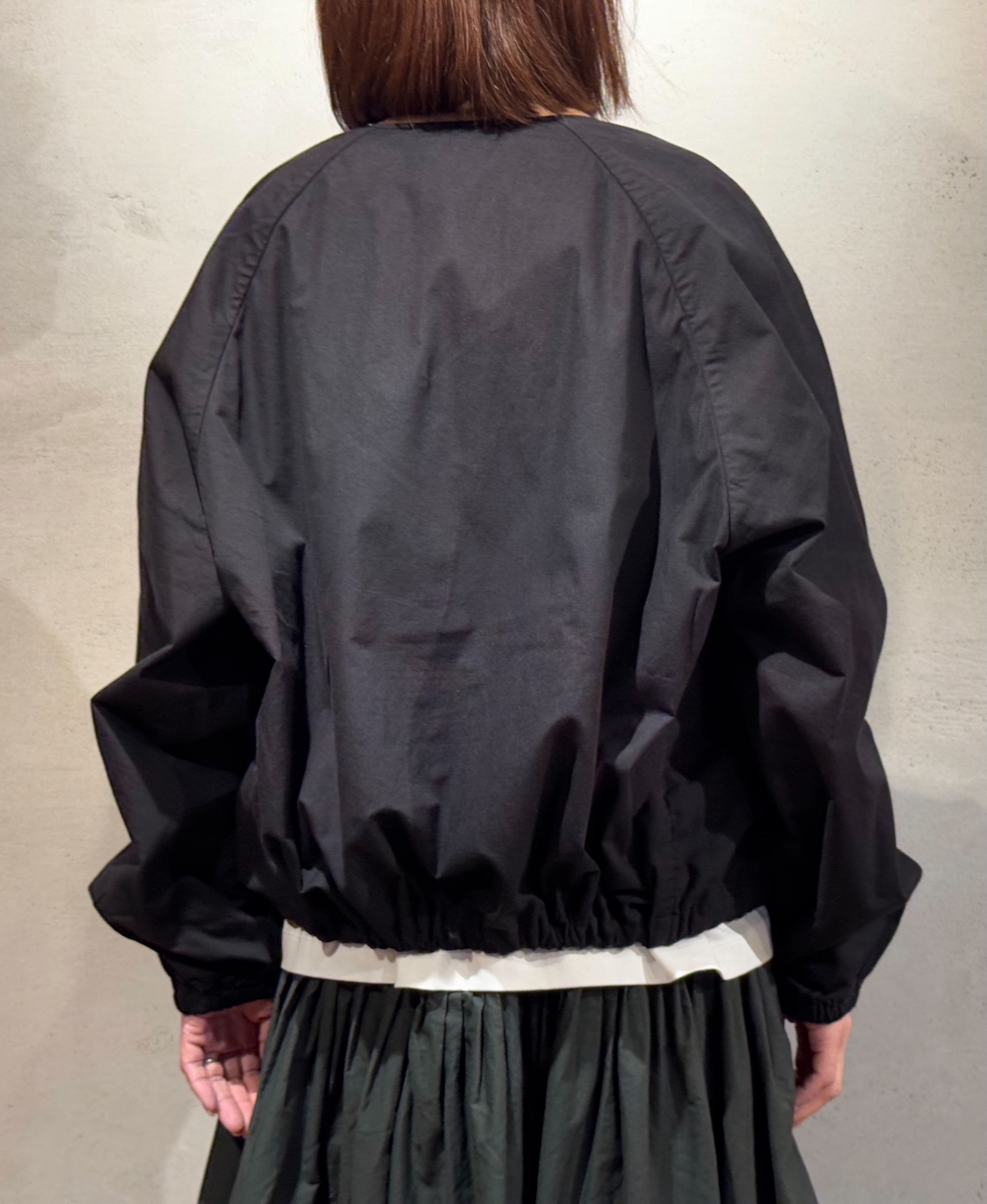 ●NMDS24633W(ジャケット) 40s ORGANIC POPLIN RAGLAN STRING JACKET