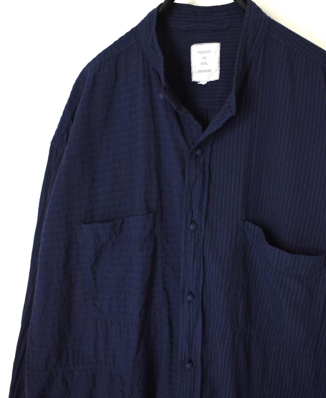 ●MDSH2482BD(ジャケット) 80s ORGANIC COTTON BIG CHECK × SMALL CHECK(BALL BUTTON) 4 POCKET LONG JACKET