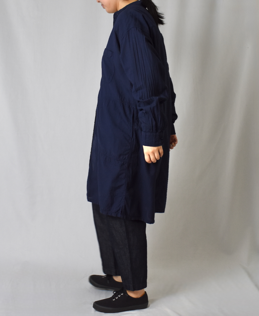 ●MDSH2482BD(ジャケット) 80s ORGANIC COTTON BIG CHECK × SMALL CHECK(BALL BUTTON) 4 POCKET LONG JACKET