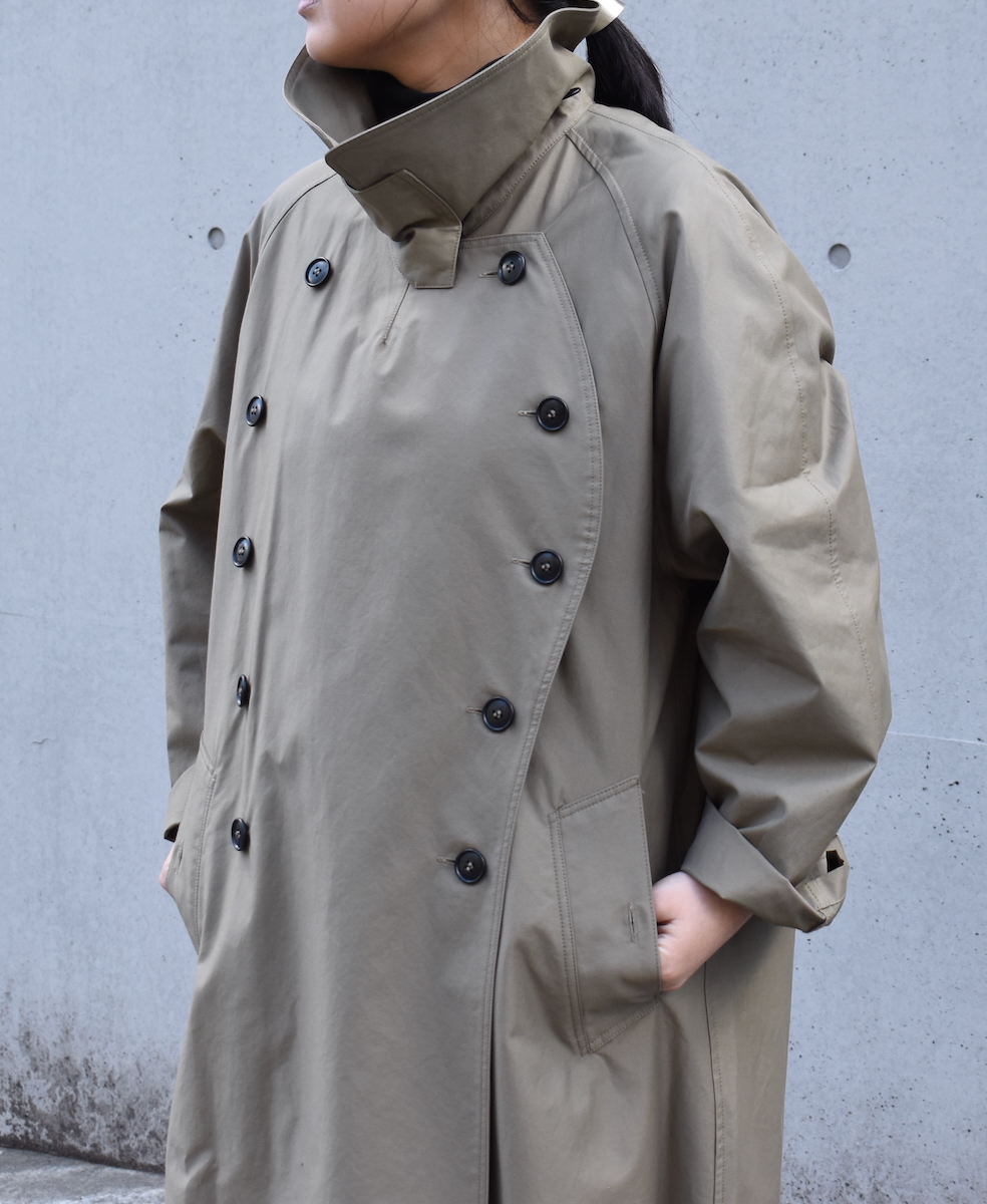 NHT2371KT(コート) COTTON NYLON DOUBLE OVER COAT