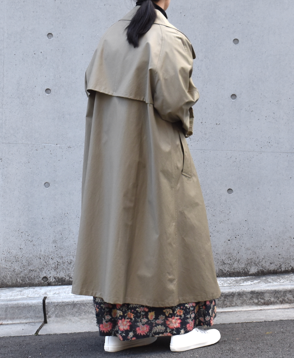 NHT2371KT(コート) COTTON NYLON DOUBLE OVER COAT