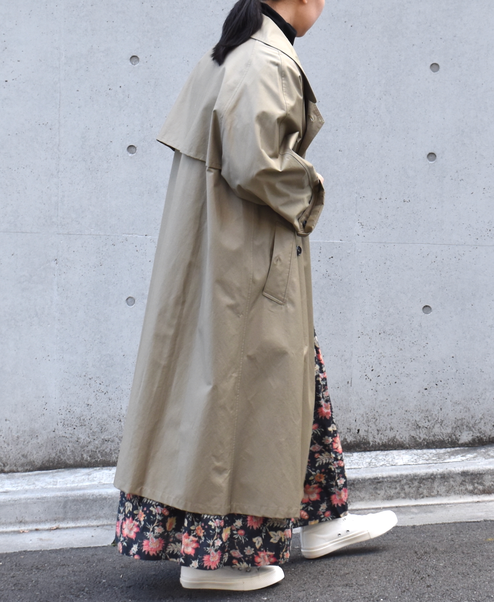 NHT2371KT(コート) COTTON NYLON DOUBLE OVER COAT