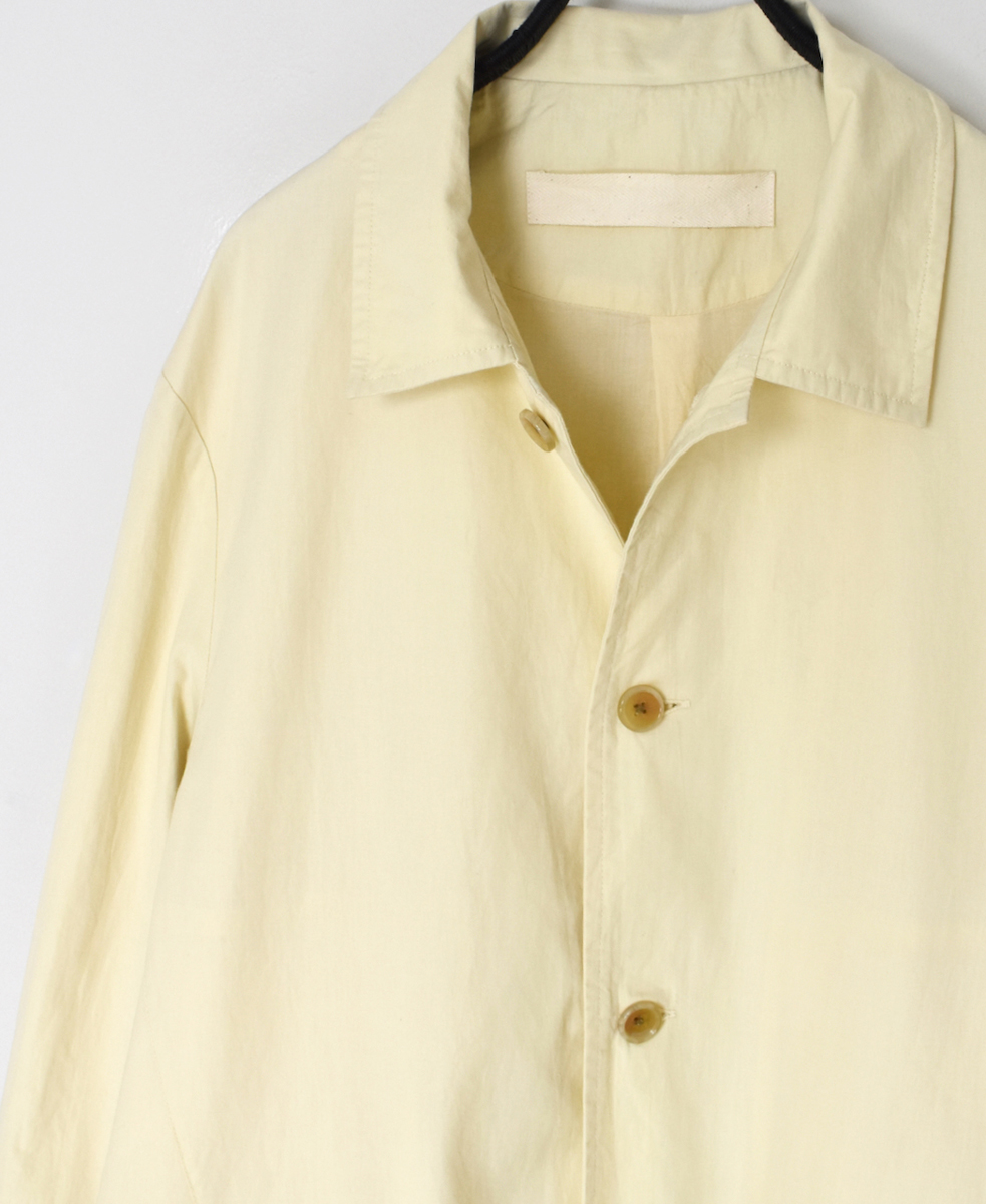 ●NVL2501CP(ジャケット) 40s ORGANIC POPLIN SIDE VENTS REGULAR COLLAR JACKET