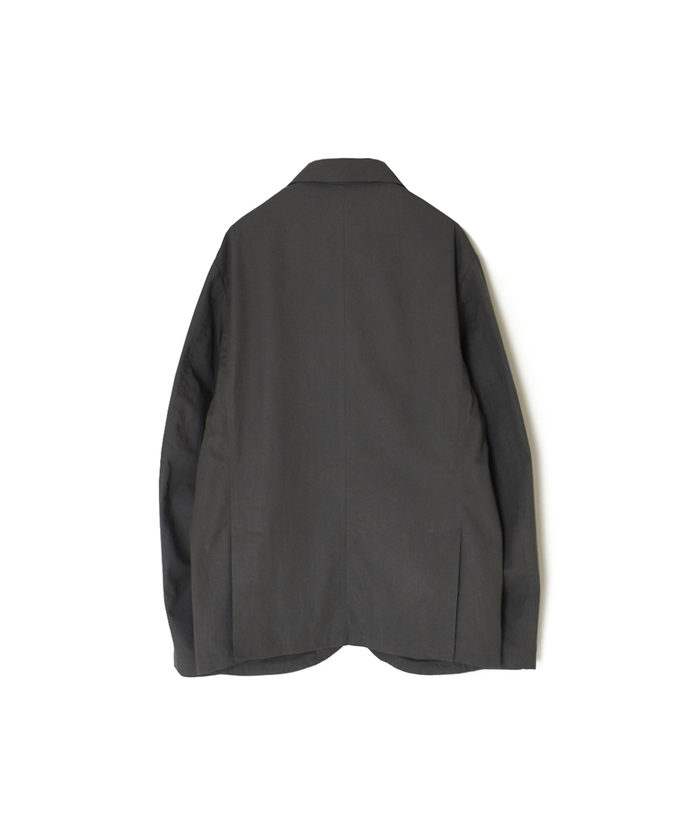 ●NVL2501CP(ジャケット) 40s ORGANIC POPLIN SIDE VENTS REGULAR COLLAR JACKET