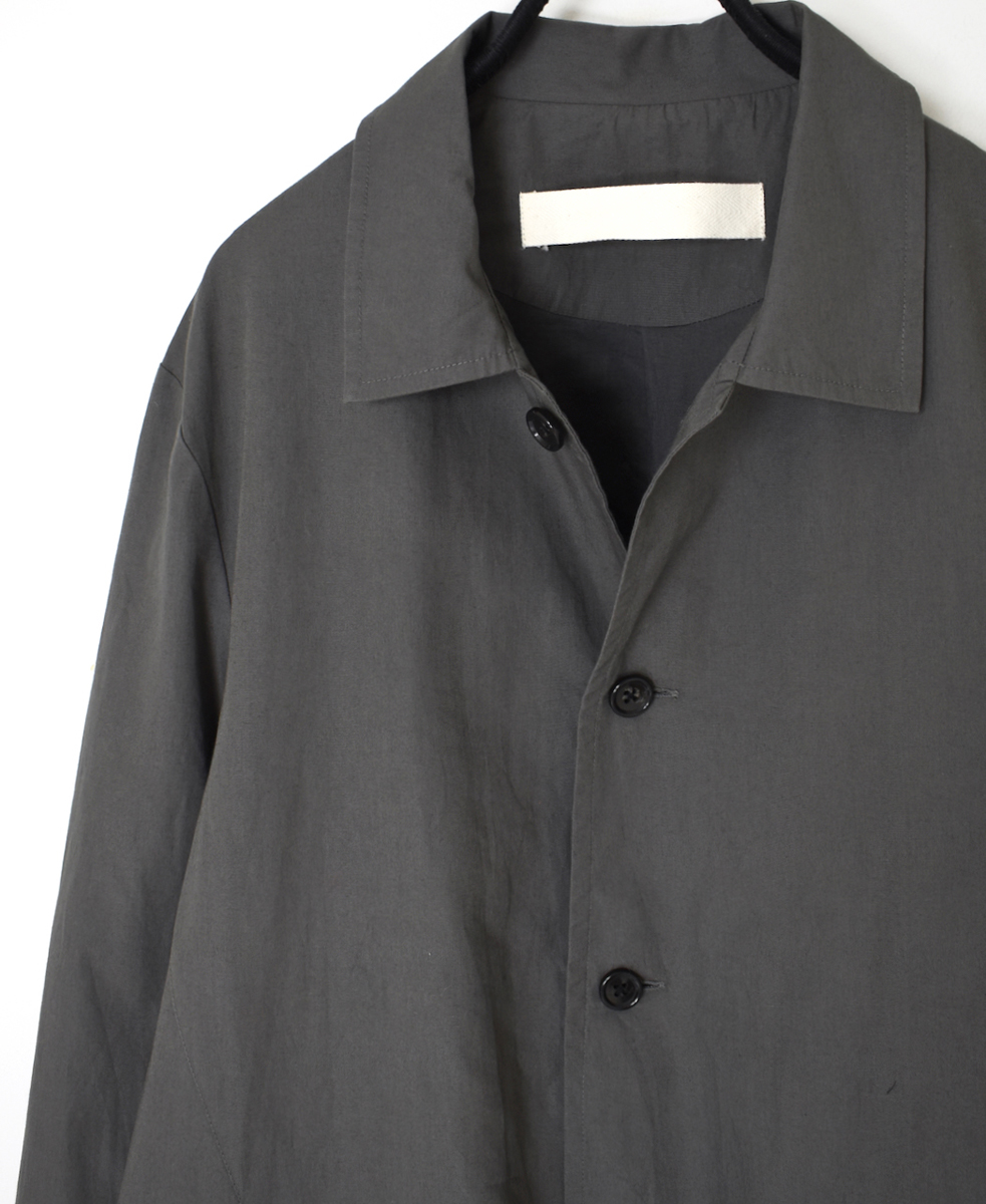 ●NVL2501CP(ジャケット) 40s ORGANIC POPLIN SIDE VENTS REGULAR COLLAR JACKET