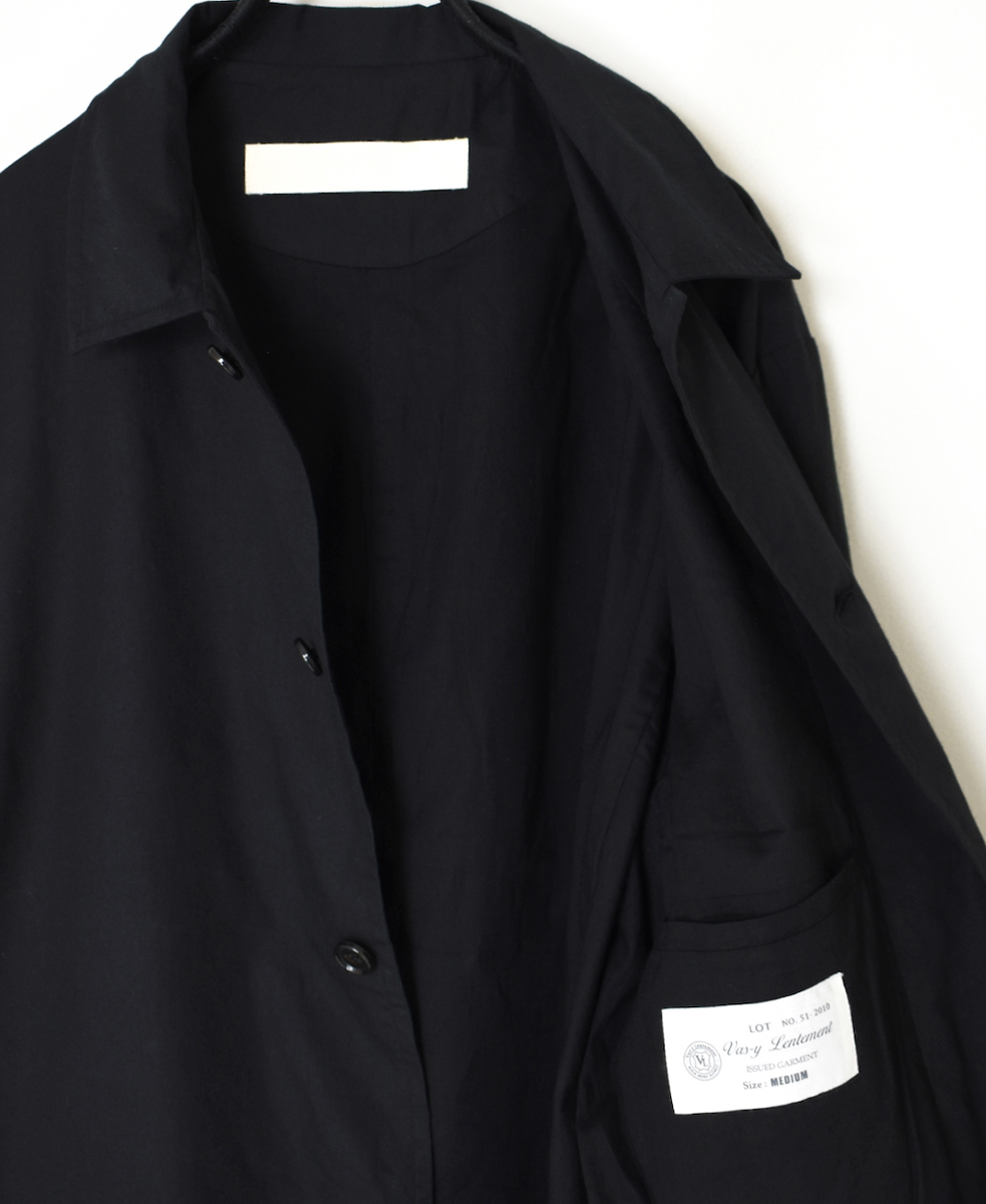 ●NVL2501CP(ジャケット) 40s ORGANIC POPLIN SIDE VENTS REGULAR COLLAR JACKET