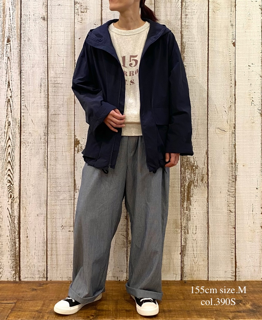 ●NVL2523(パンツ) POPLIN STRIPE EASY PANTS