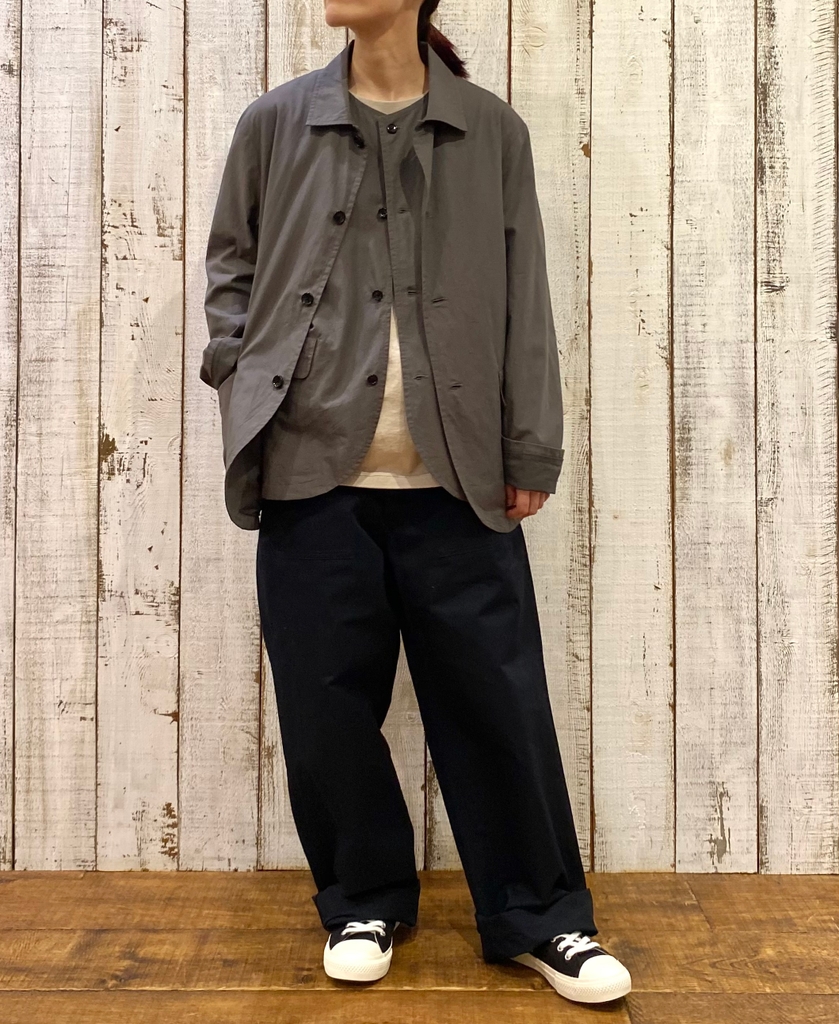 ●NVL2502CP(ベスト) 40s ORGANIC POPLIN NO COLLAR VEST