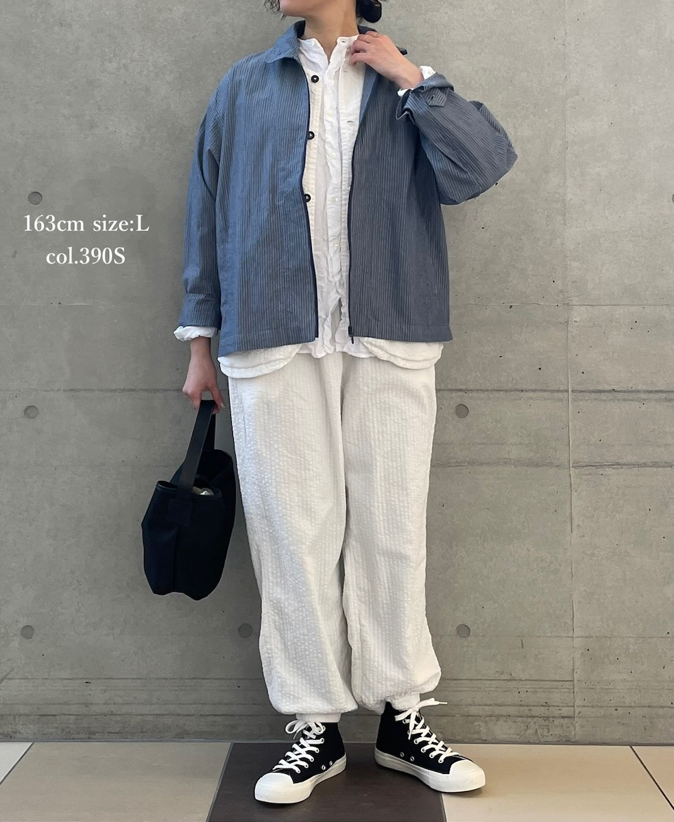 ●NVL2521(ジャケット) POPLIN STRIPE DRIZZLER JACKET