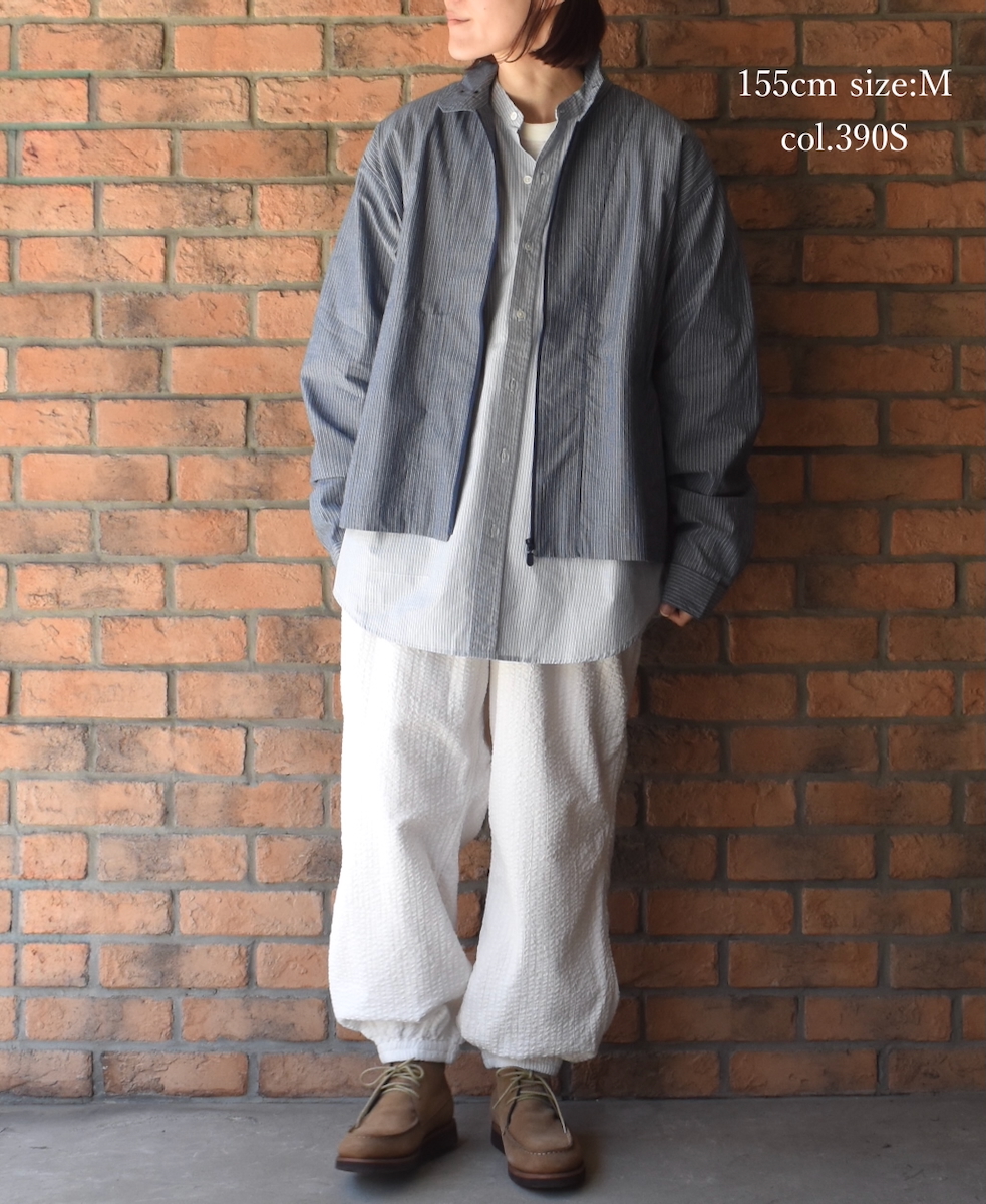 ●NVL2521(ジャケット) POPLIN STRIPE DRIZZLER JACKET