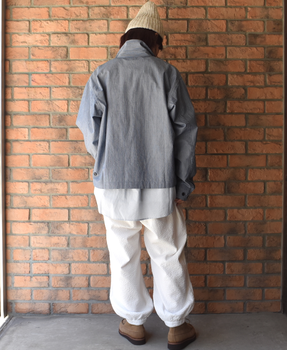 ●NVL2521(ジャケット) POPLIN STRIPE DRIZZLER JACKET