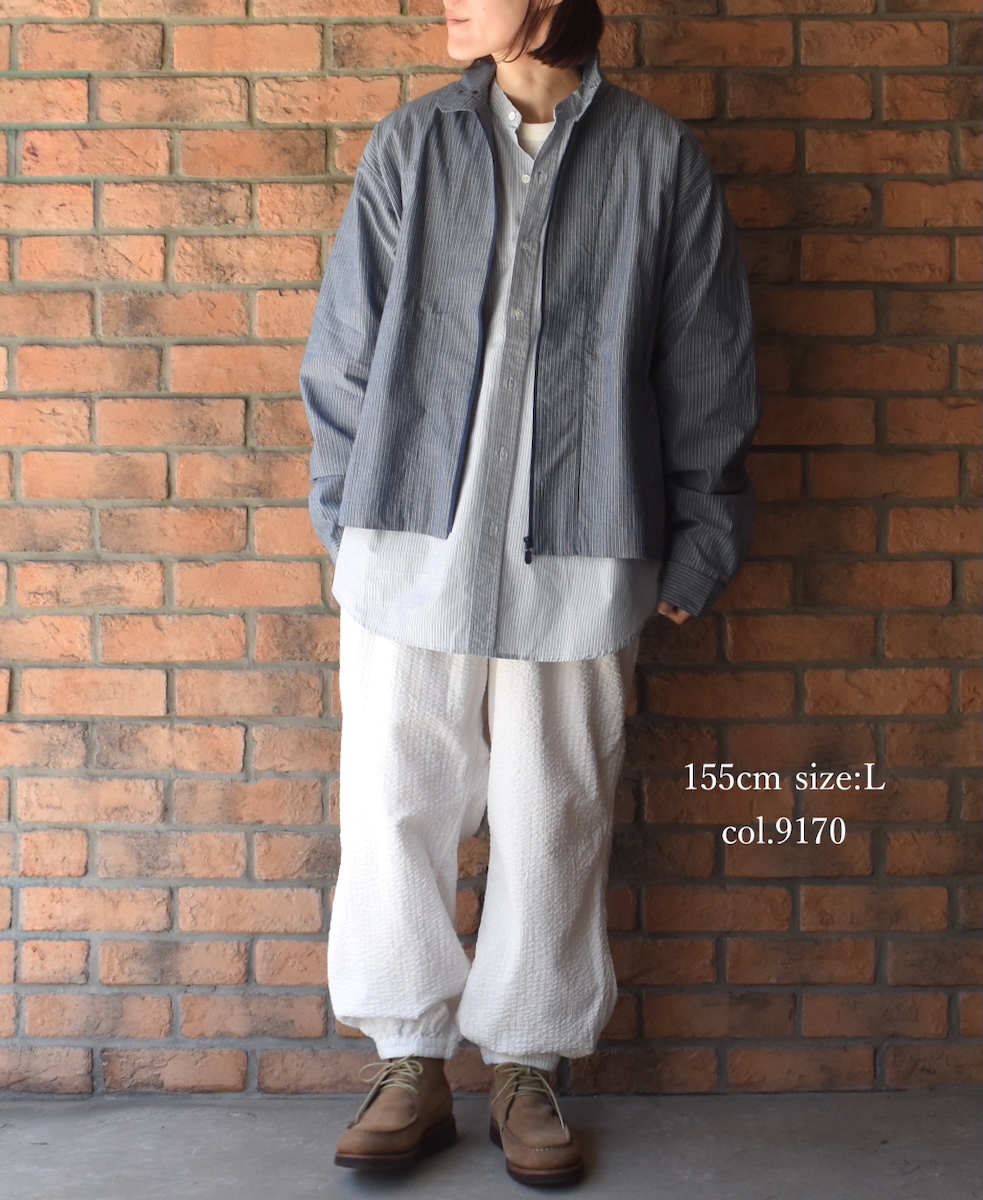 ●NVL2503SPD(パンツ) SEERSUCKER PLAIN OVERDYE EASY PANTS