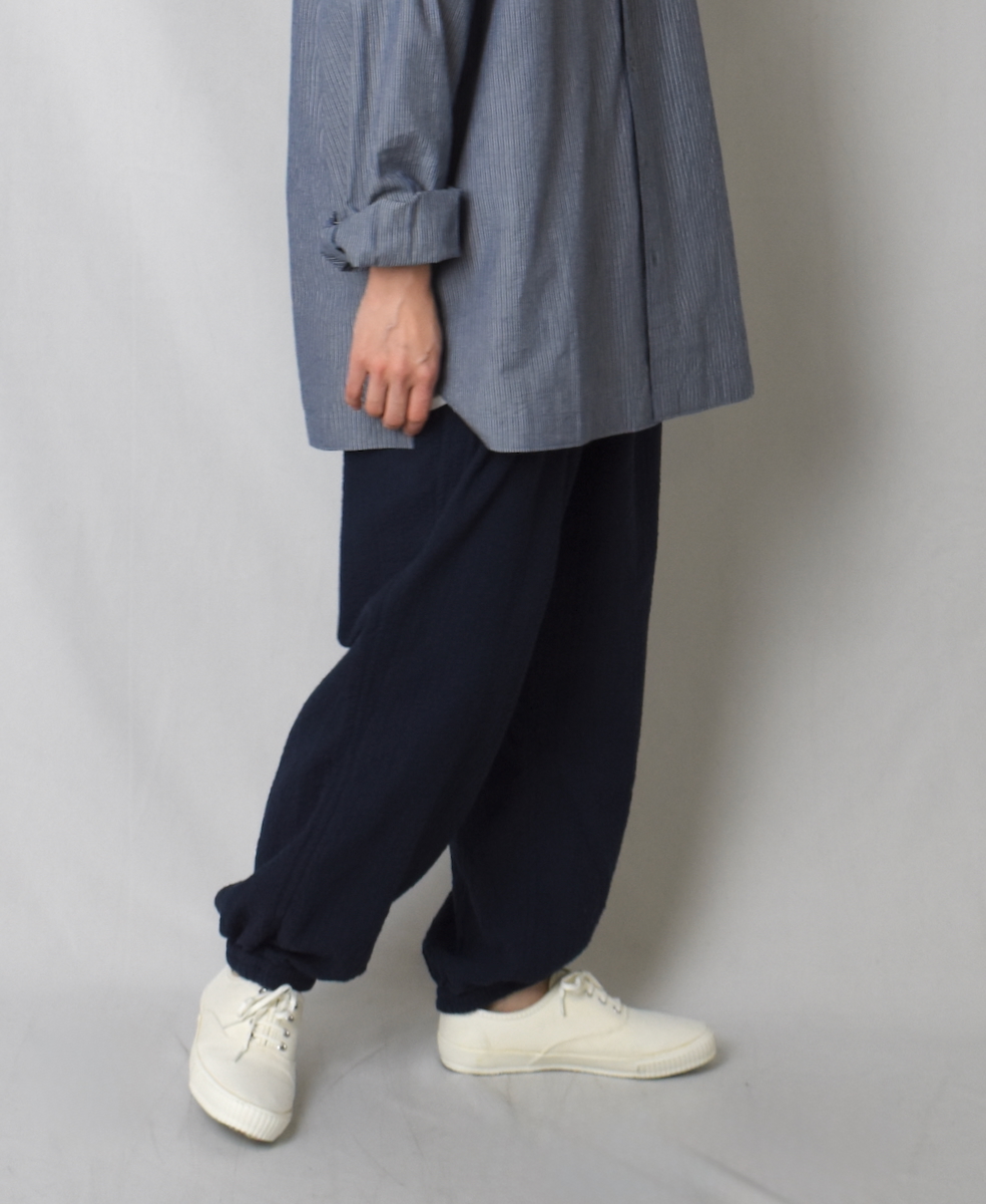 ●NVL2503SPD(パンツ) SEERSUCKER PLAIN OVERDYE EASY PANTS