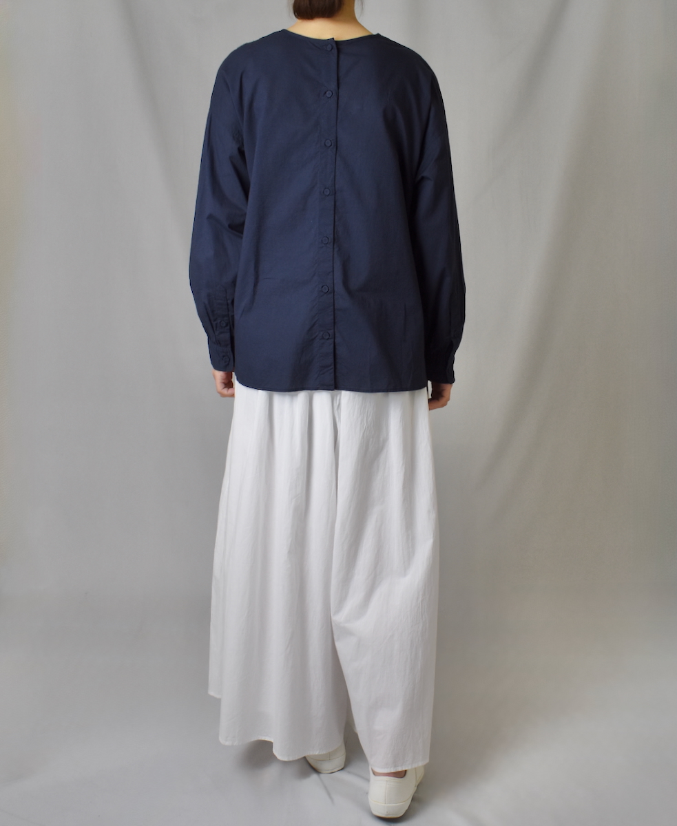 ●NMDS25205(キュロット) 60s ORGANIC CAMBRIC GATHERED CULOTTES