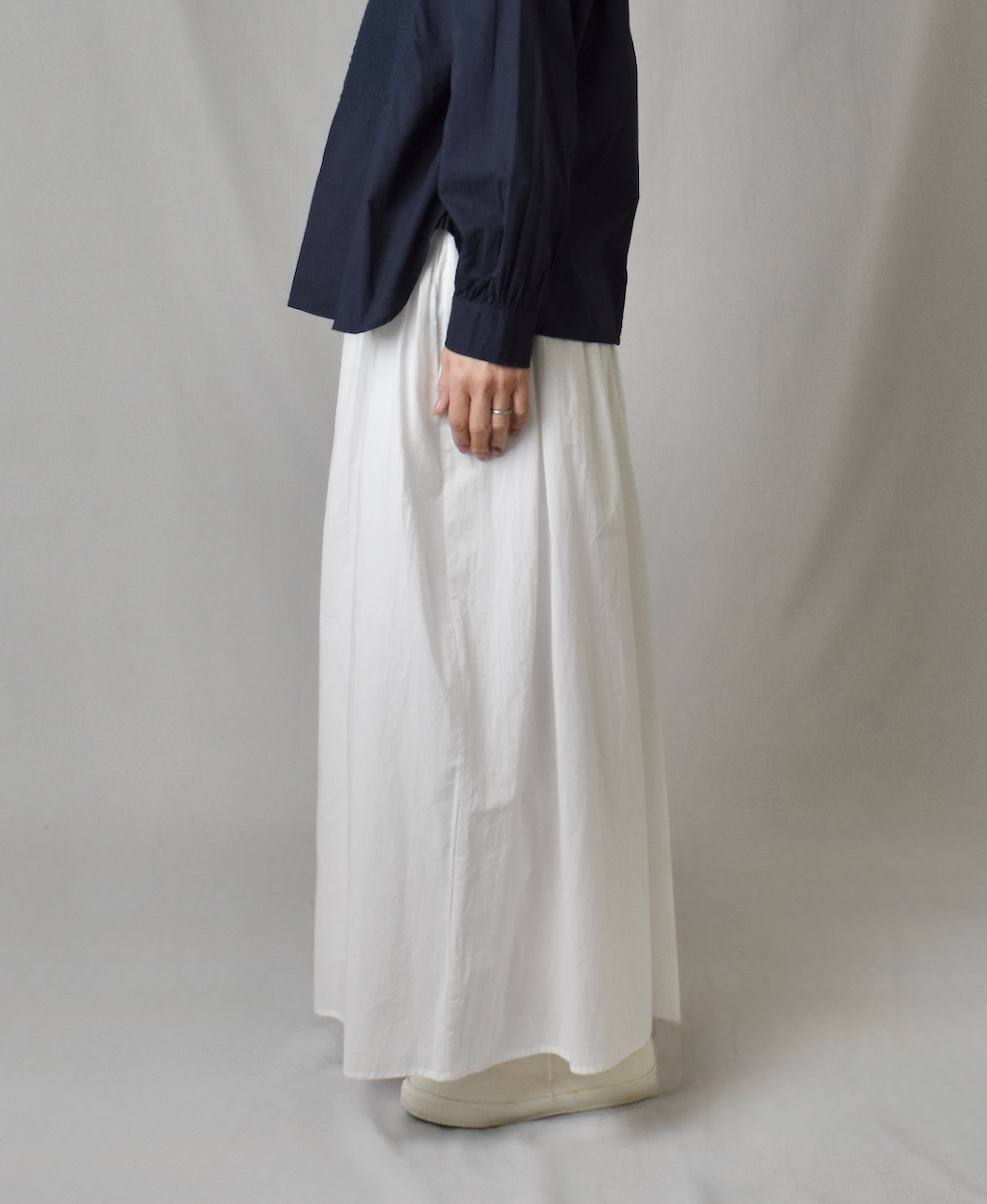 ●NMDS25205(キュロット) 60s ORGANIC CAMBRIC GATHERED CULOTTES