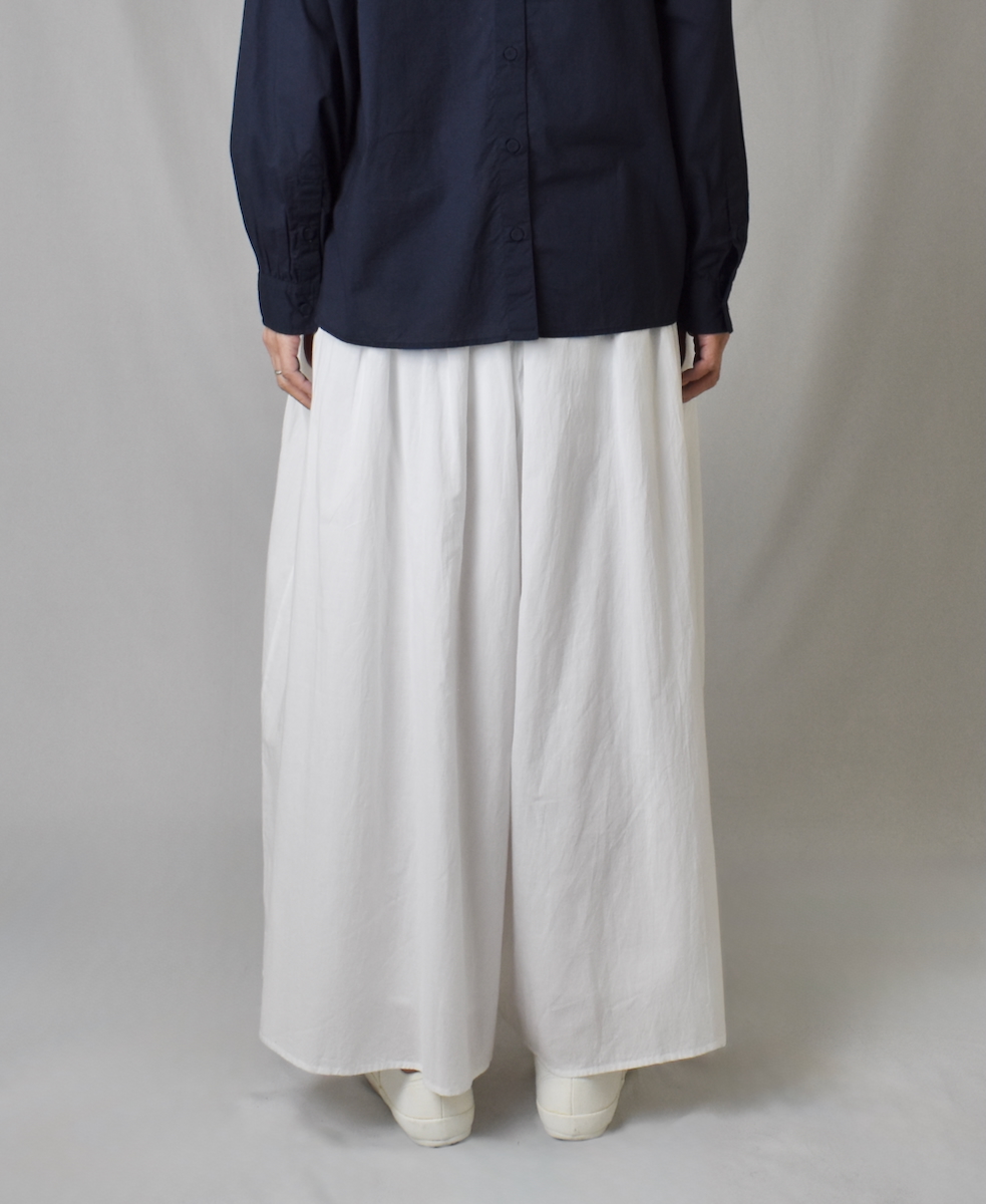 ●NMDS25205(キュロット) 60s ORGANIC CAMBRIC GATHERED CULOTTES