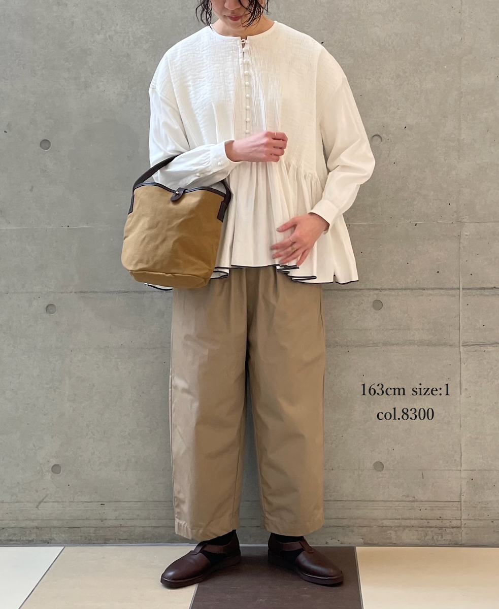 ●GNMDS2501CW(パンツ) COTTON DYED WEATHER 2TUCK TAPERED EASY PANTS