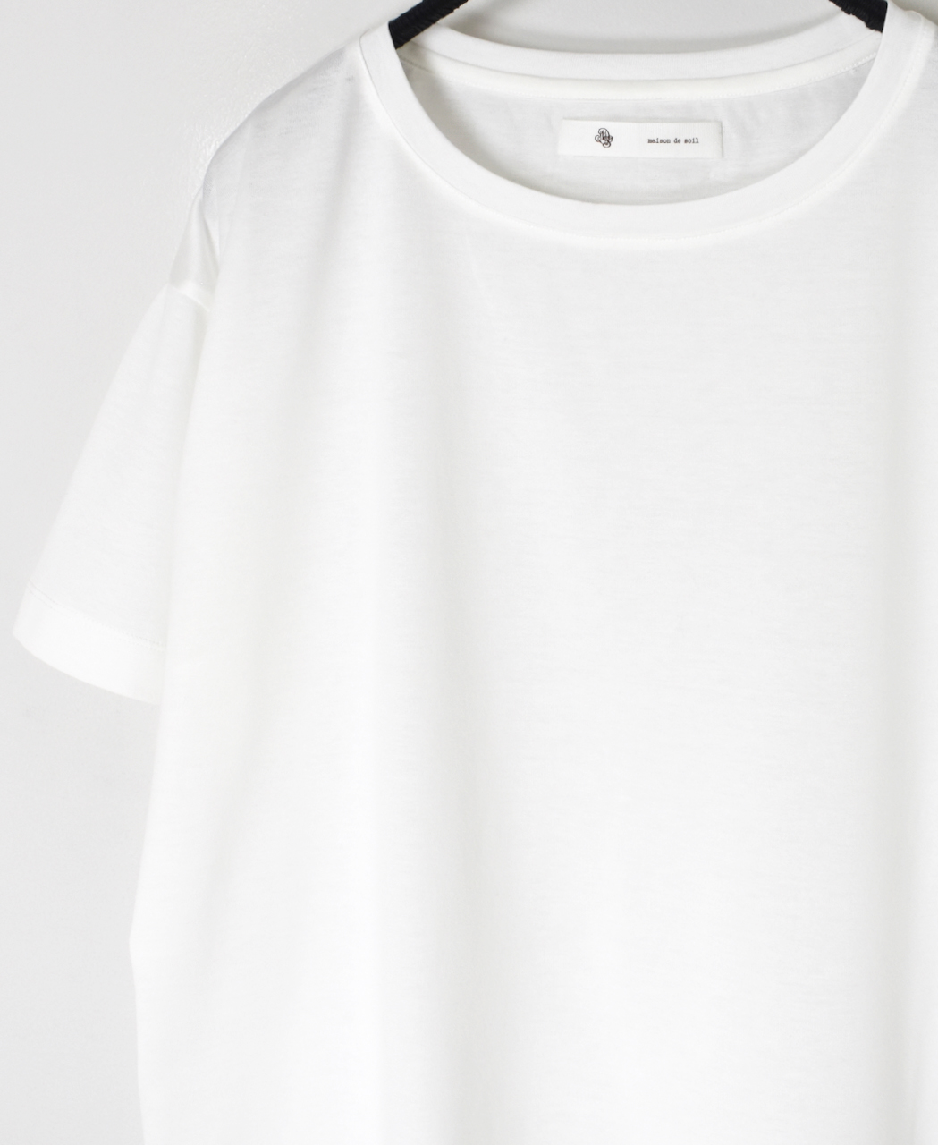 GNMDS25002(Tシャツ) MERCERIZED COTTON JERSEY BOAT NECK T-SHIRT