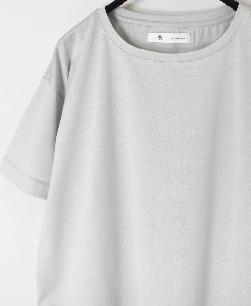 GNMDS25002(Tシャツ) MERCERIZED COTTON JERSEY BOAT NECK T-SHIRT