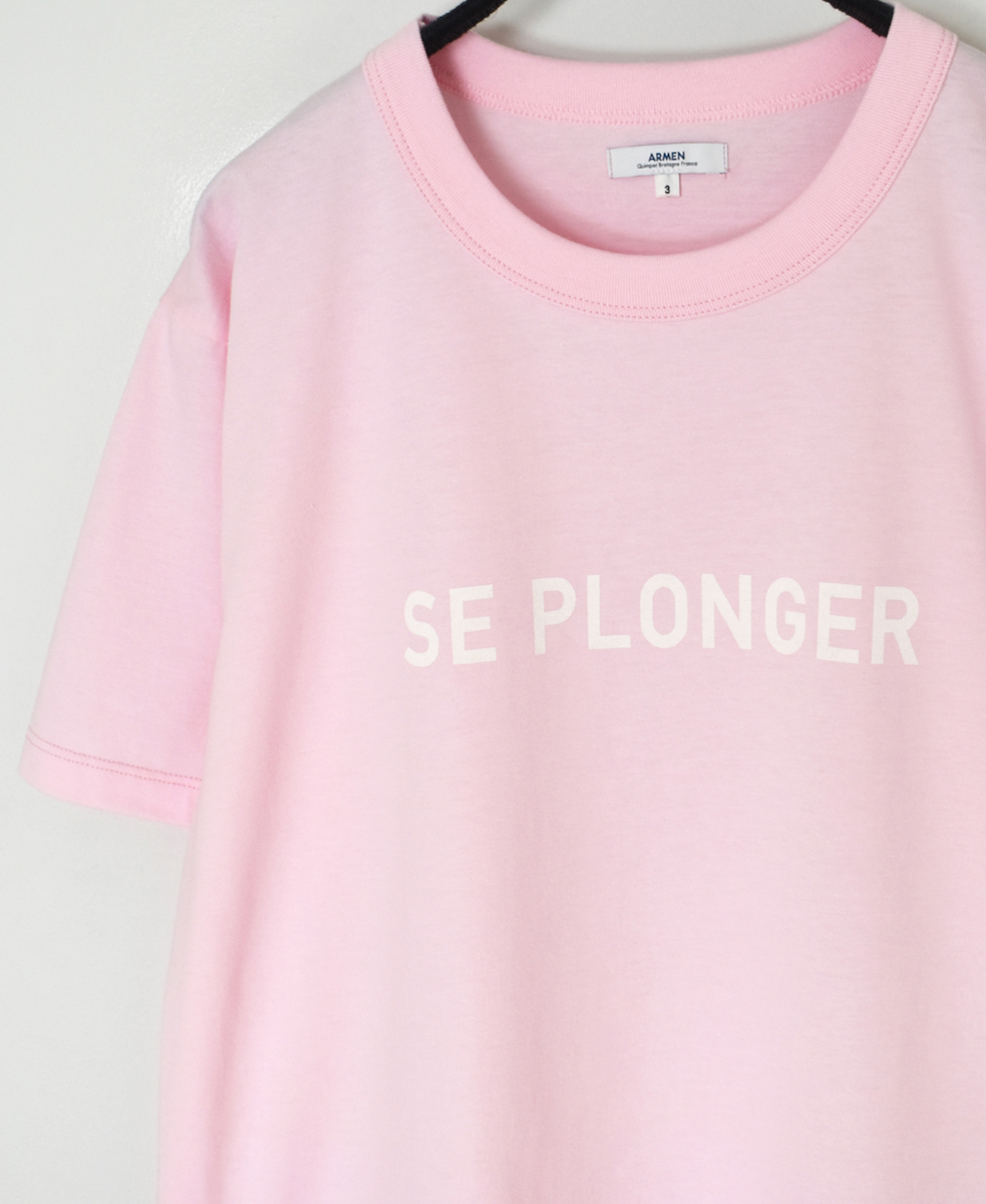 NFA1802P43(Tシャツ) "SE PLONGER" 4.4oz COTTON JERSEY CREW NECK OVERSIZED S/SL T-SHIRT