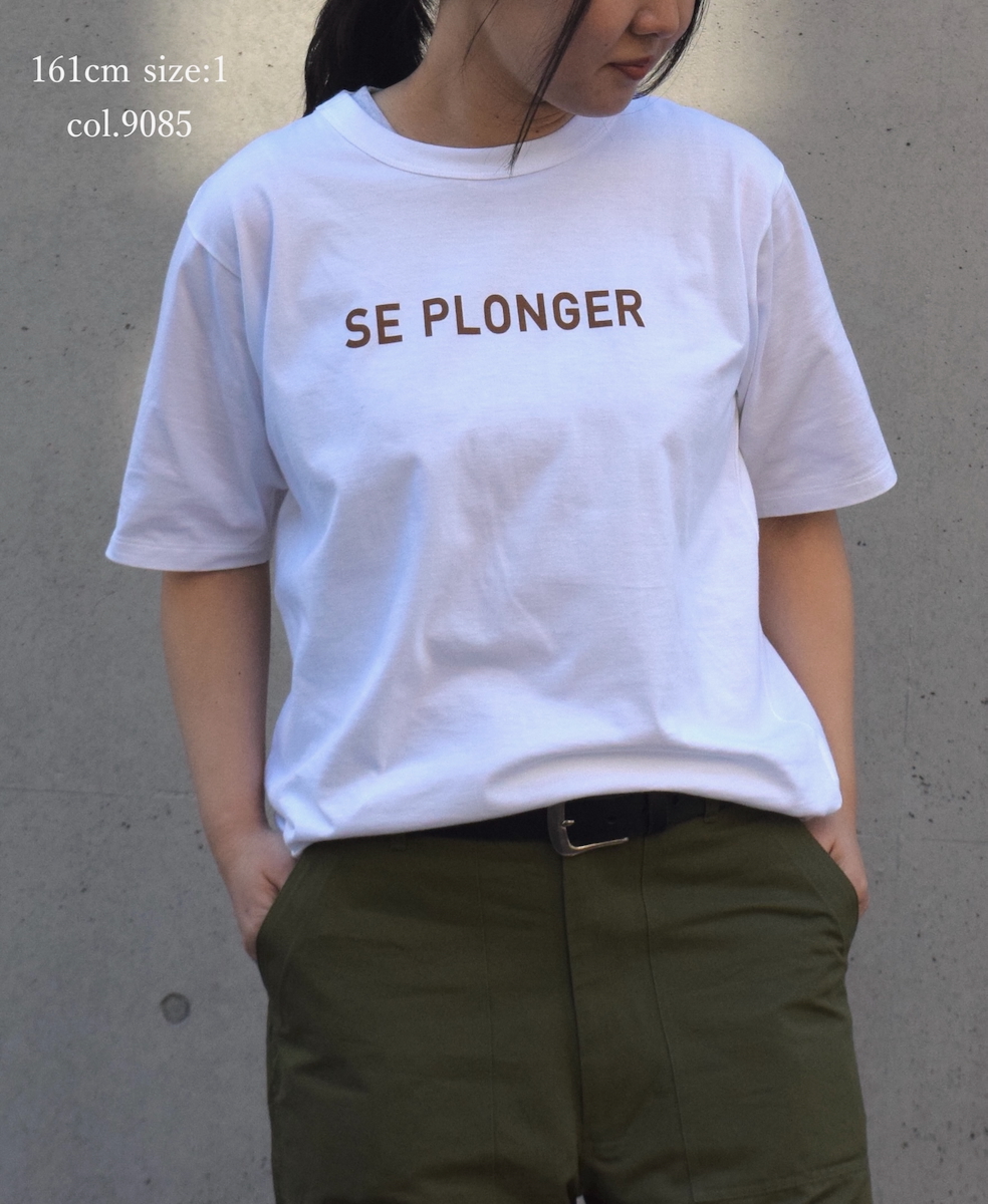 NFA1802P43(Tシャツ) "SE PLONGER" 4.4oz COTTON JERSEY CREW NECK OVERSIZED S/SL T-SHIRT