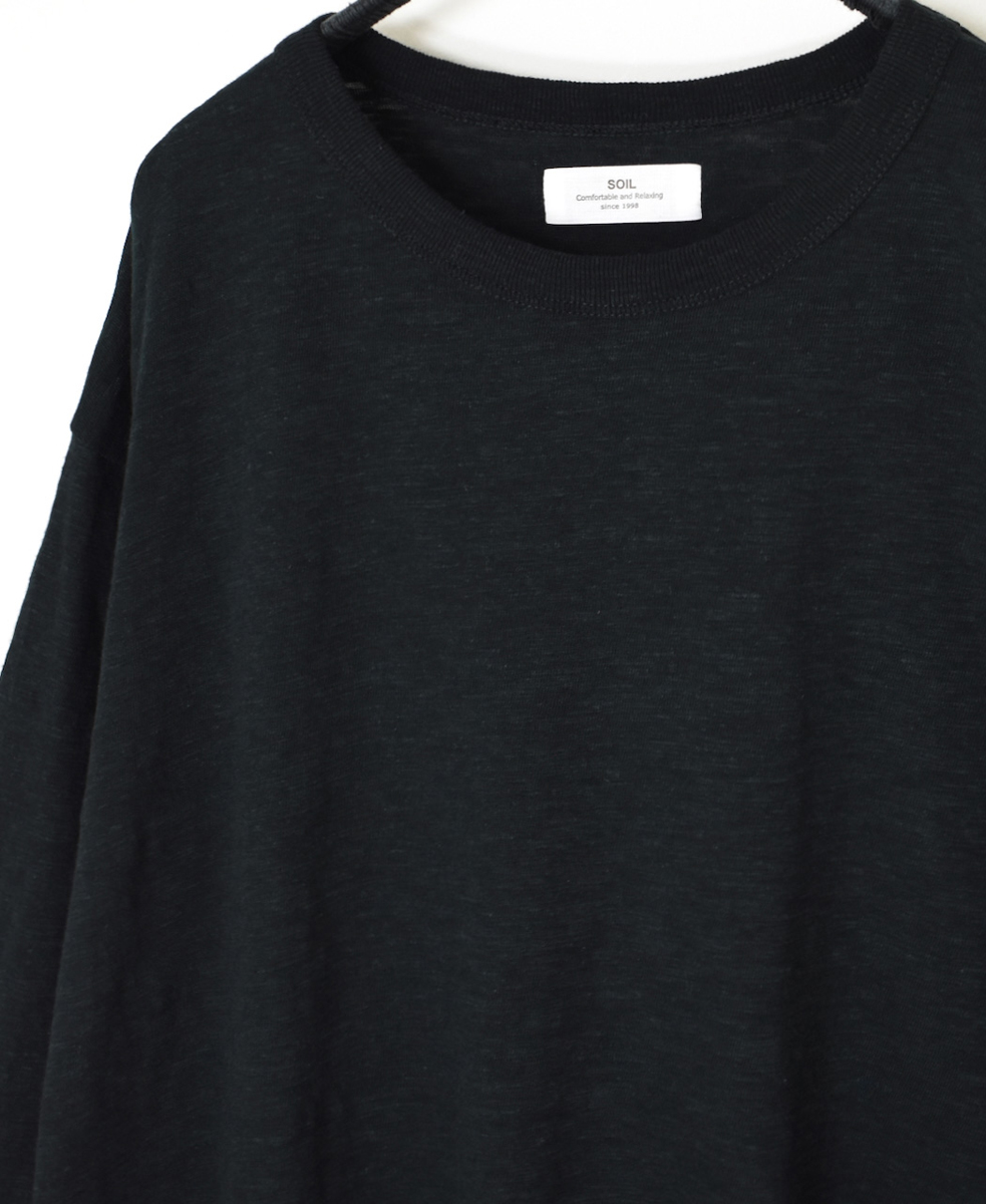 GNSL25041(Tシャツ) SLUB VINTAGE CREW-NECK 3/4SL LONG SHIRT