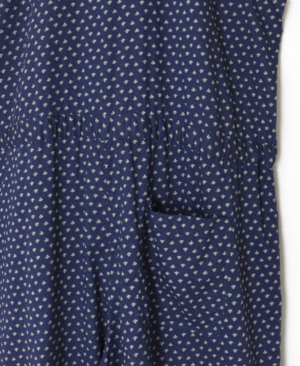 NSL25104(オーバーオール) 80s COTTON VOILE SMALL FLOWER PRINT NO/SL OVERALLS