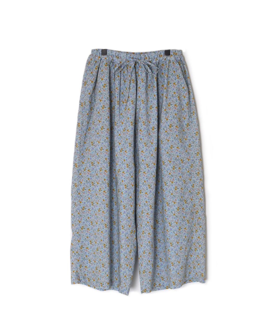 INAM2516FD(パンツ) COTTON FLOWER PRINT GATHERED EASY PANTS WITH LINING