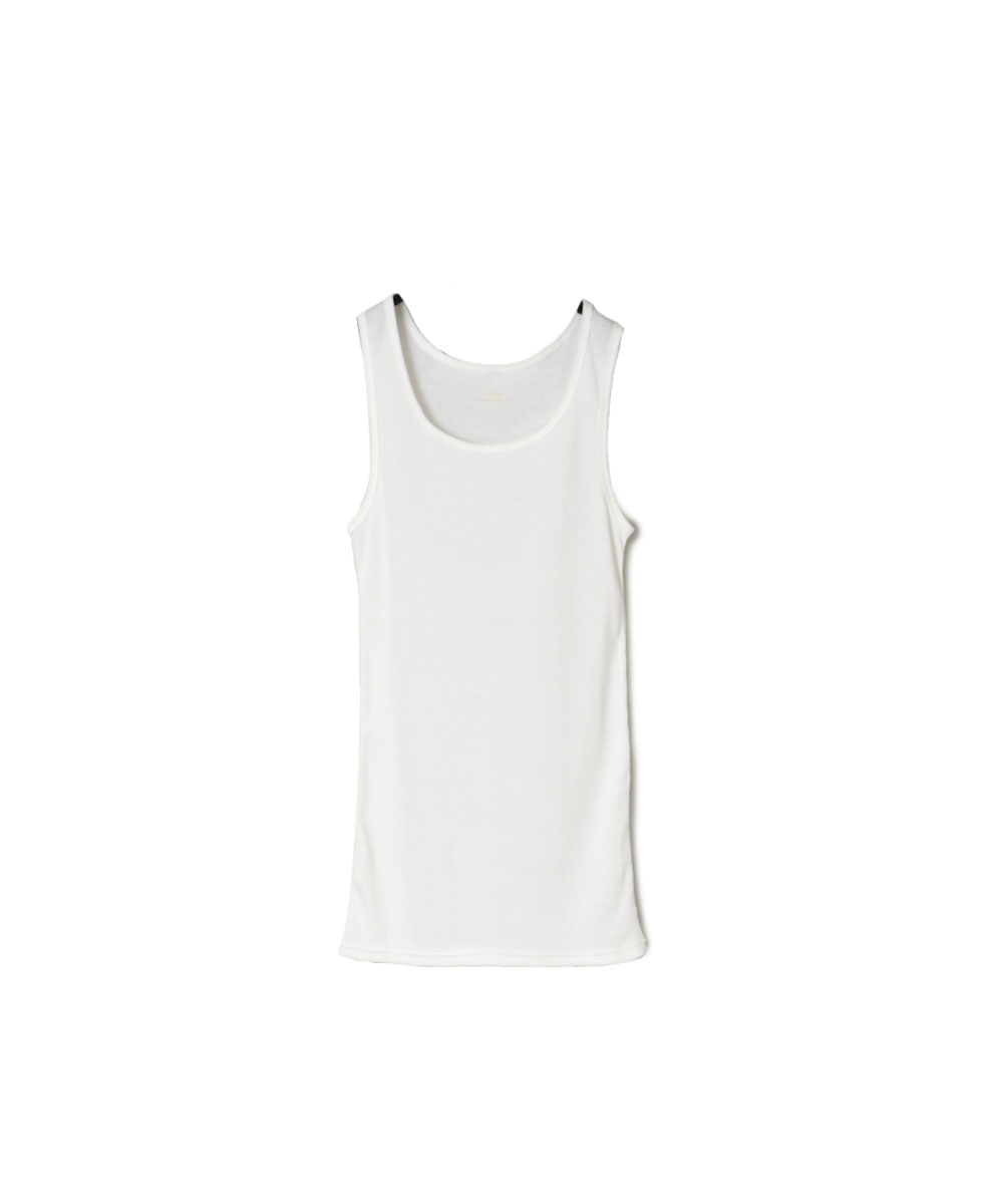 GNSL24031(タンクトップ) 40/1 TELECO U-NECK TANK TOP