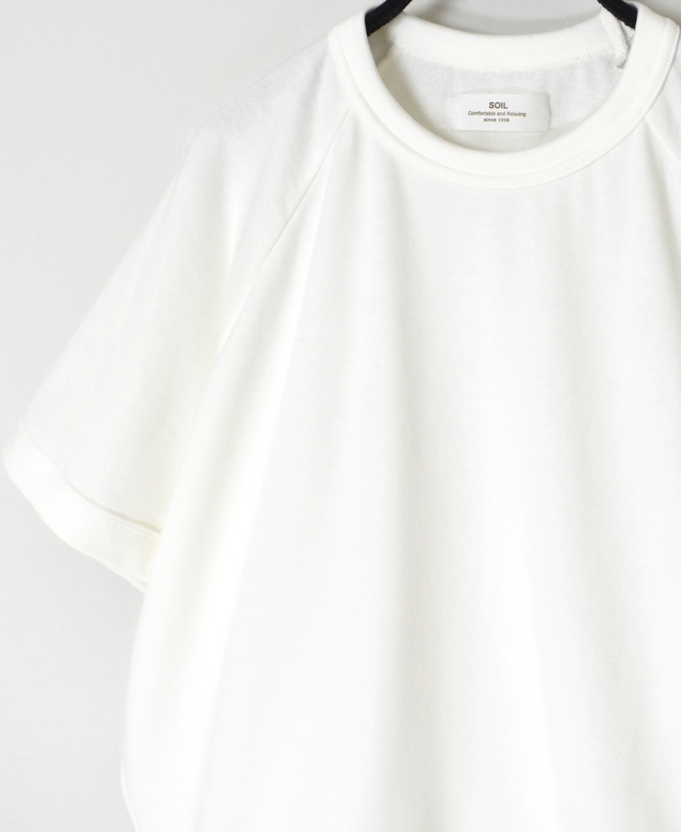 GNSL25031(Tシャツ) COMBED COTTON FRENCH TERRY FRENCH/SL CREW NECK T-SHIRT