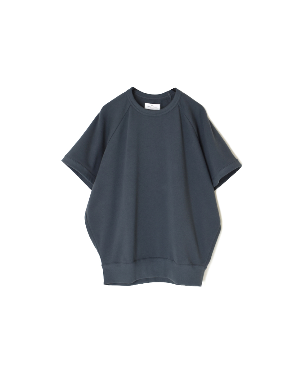 GNSL25031(Tシャツ) COMBED COTTON FRENCH TERRY FRENCH/SL CREW NECK T-SHIRT