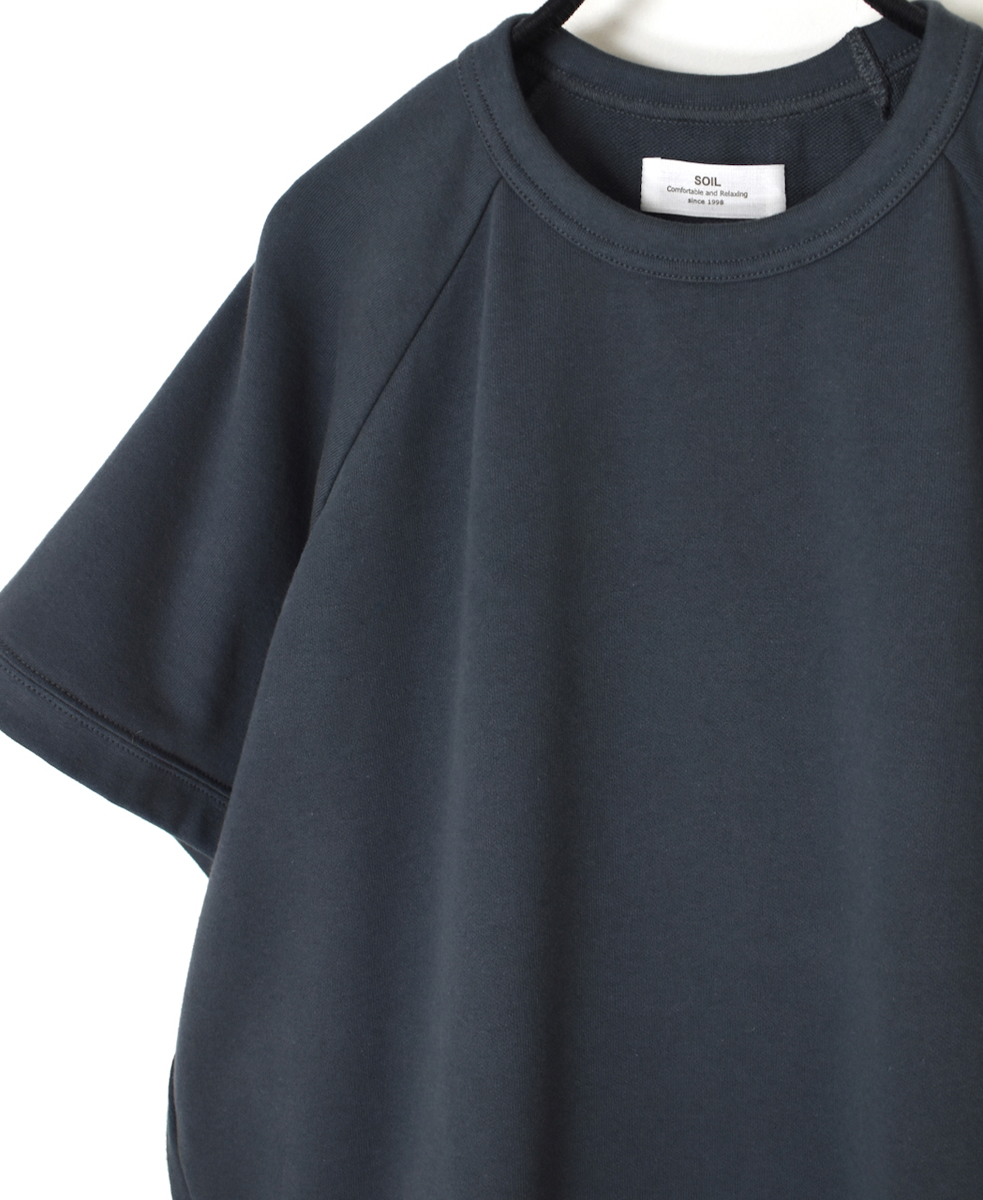 GNSL25031(Tシャツ) COMBED COTTON FRENCH TERRY FRENCH/SL CREW NECK T-SHIRT