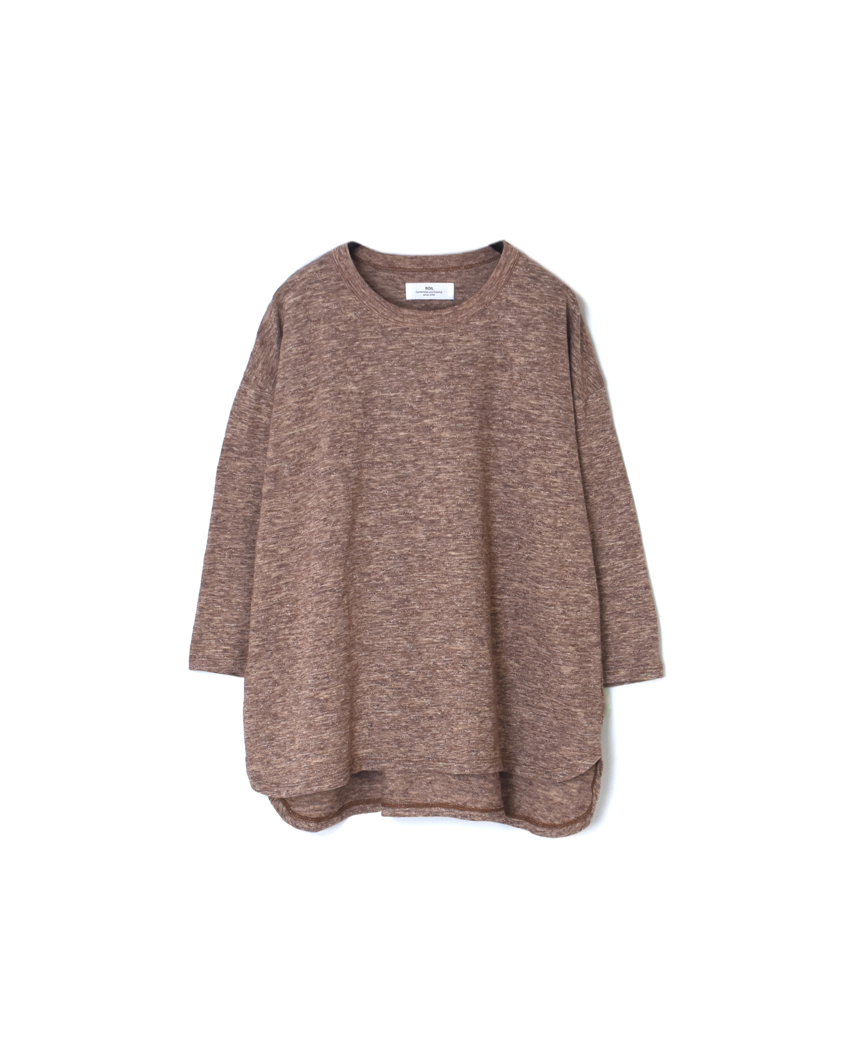 GNSL25041(Tシャツ) SLUB VINTAGE CREW-NECK 3/4SL LONG SHIRT