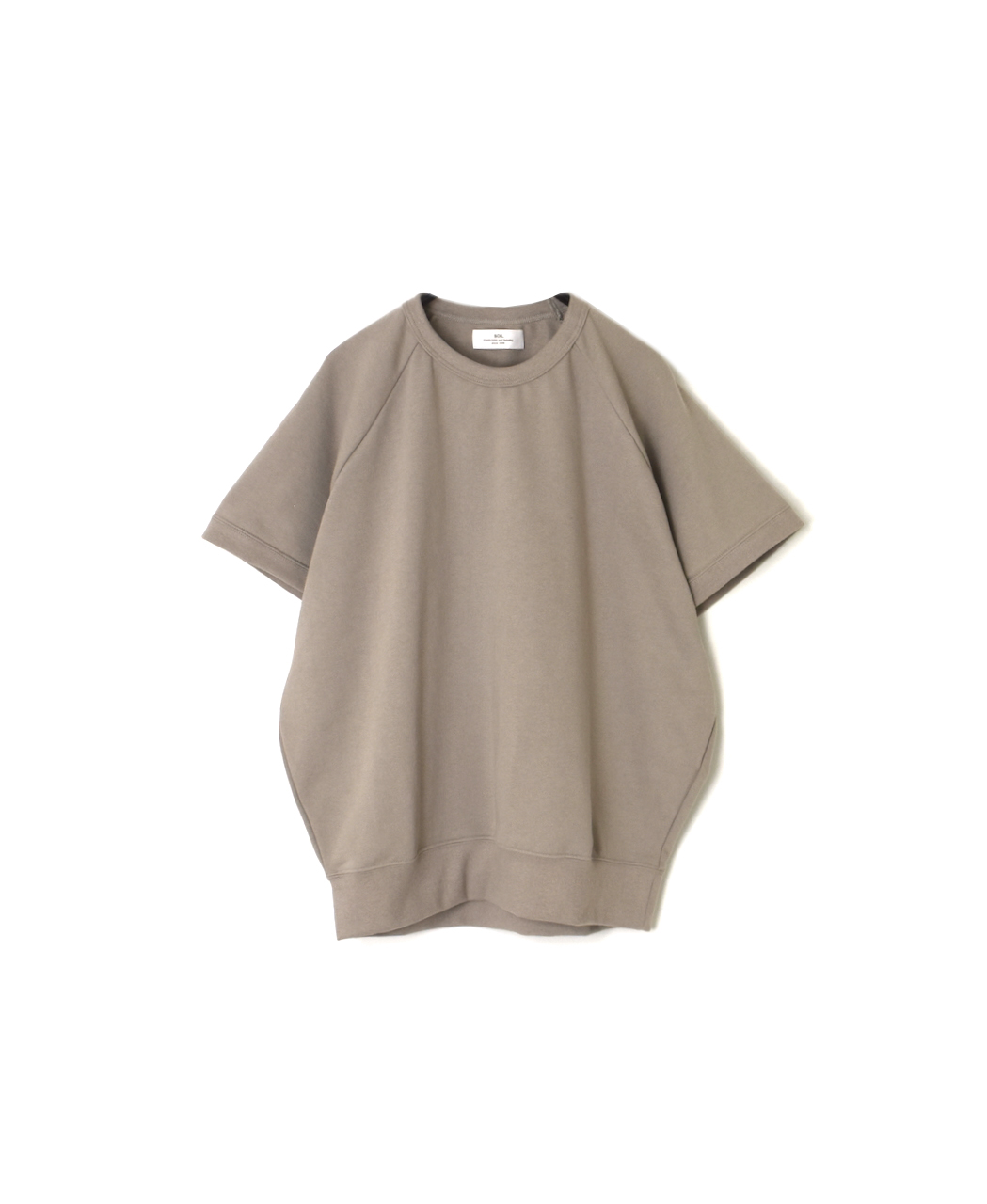 GNSL25031(Tシャツ) COMBED COTTON FRENCH TERRY FRENCH/SL CREW NECK T-SHIRT