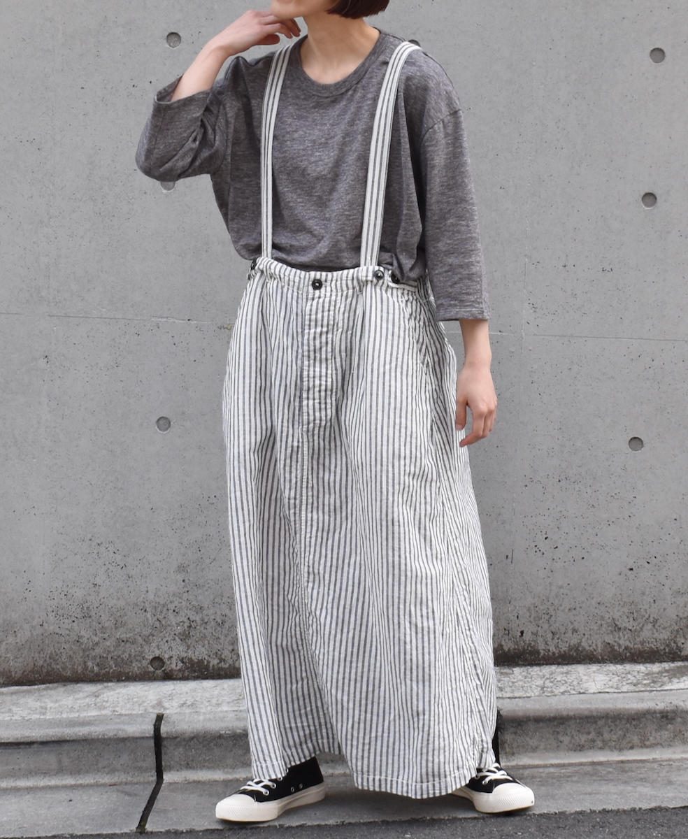 GNSL25041(Tシャツ) SLUB VINTAGE CREW-NECK 3/4SL LONG SHIRT