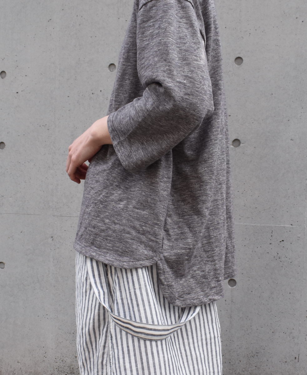 GNSL25041(Tシャツ) SLUB VINTAGE CREW-NECK 3/4SL LONG SHIRT