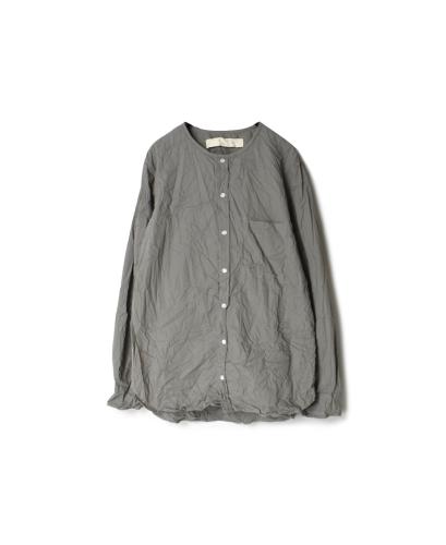 NVL1561W (シャツ) 40'S ORGANIC POPLIN CREW-NECK L/SL SHIRT