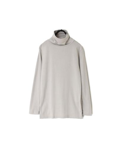 GNSL23861 (Tシャツ) 40/1 HIGH GAUGE COTTON RIB TURTLE-NECK L/SL T-SHIRT