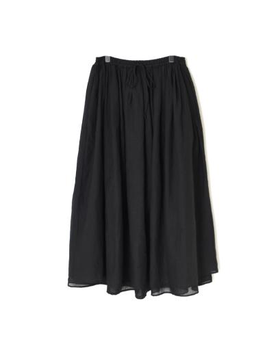 NSL24033 (スカート) COTTON VOILE LACE & PINTUCK LAYERED GATHER SKIRT