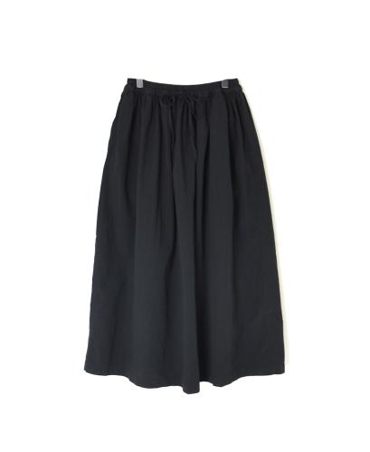 ●INAM2475PD(スカート) 40s POPLIN OVER DYED GATHERED SKIRT