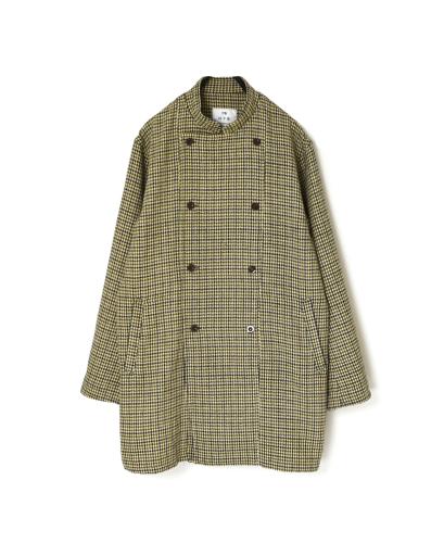 NHT2451WC(ジャケット) MIX WOOL CHECK STAND COLLAR DOUBLE BREAST JACKET