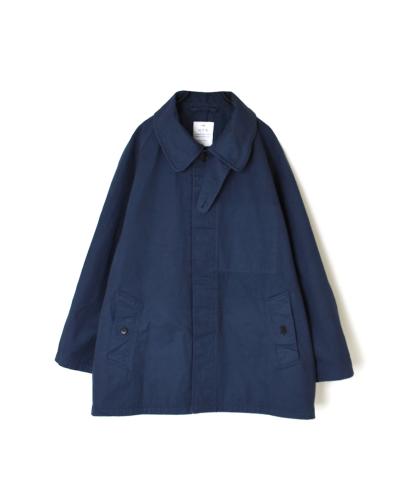 NHT2352DT (コート) HEAVY WEIGHT COTTON TWILL OVERDYE BALMACAAN SHORT COAT