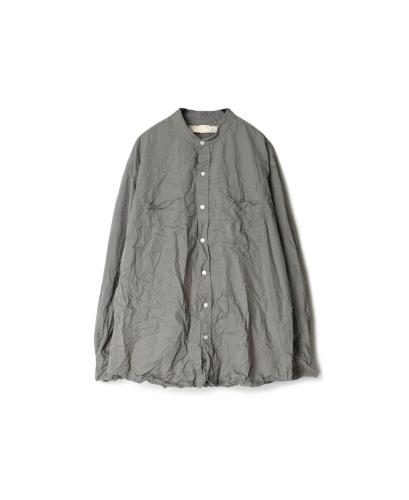 NVL1951W ORGANIC POPLIN BANDED COLLAR L/SL OVERSIZED SHIRT