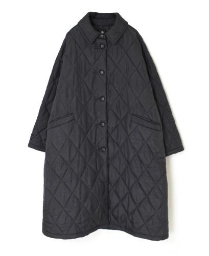 NMDS24511(コート) PADDED SILK PLAIN REGULAR COLLAR OVERCOAT