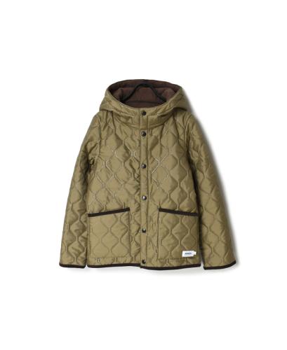 NAM1752 (ジャケット) POLYxFLEECE HEAT QUILT REVERSIBLE HIGH COLLAR HOODED JACKET