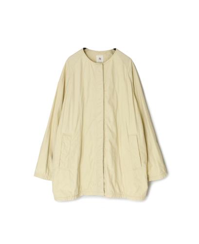 ●NMDS24631W(コート) 40s ORGANIC POPLIN RAGLAN SHORT COAT WITH VERTICAL STITCH