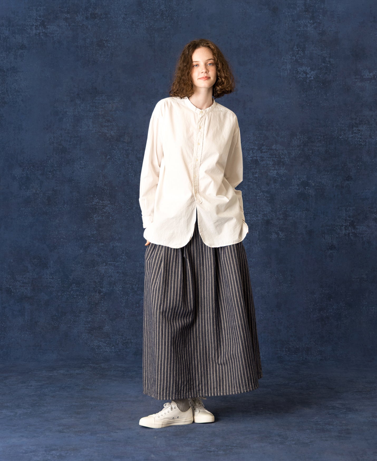 INAM2551PD 40s POPLIN OVERDYE UTILITY SHIRTS