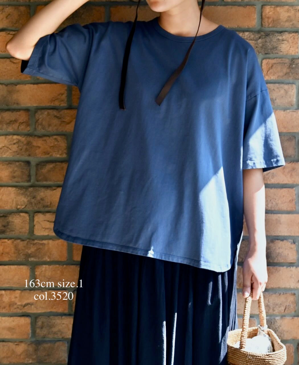 AMDS2601 COTTON JERSEY CREW-NECK T-SHIRT