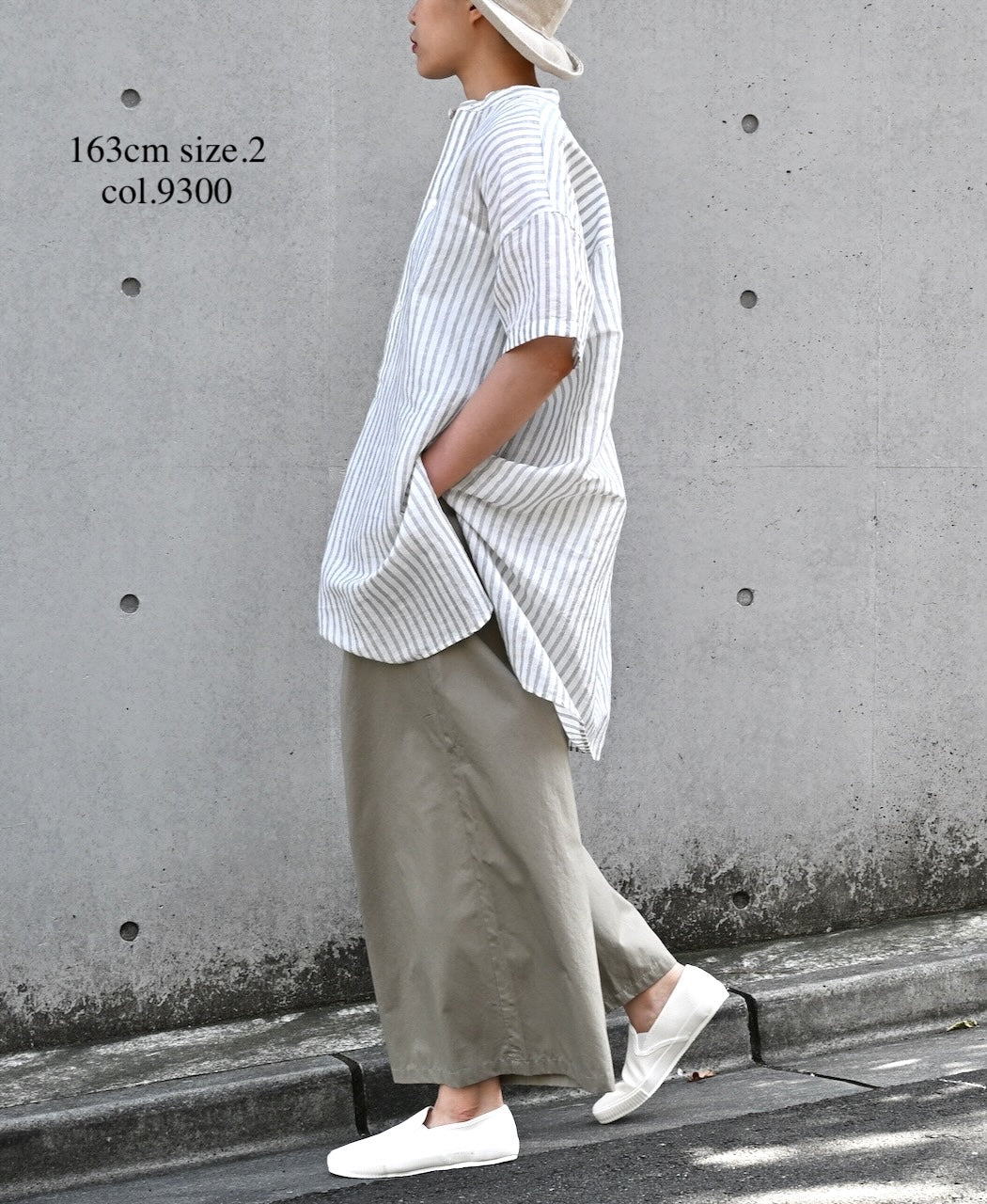 GNMDS2062CLW COTTON/LINEN DYED WEATHER CULOTTES