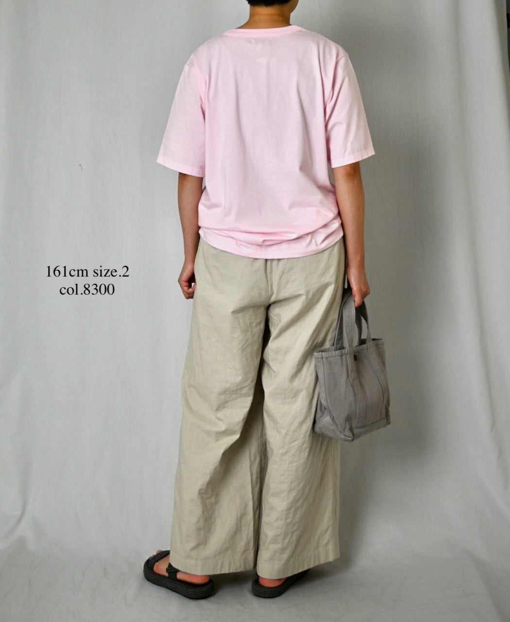 NMDS26212 60s STITCHED ORGANIC CAMBRIC EASY PANTS